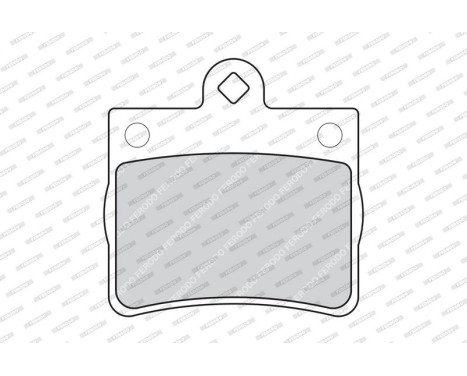 Bromsbeläggssats, skivbroms PREMIER ECO FRICTION FDB1310 Ferodo, bild 4