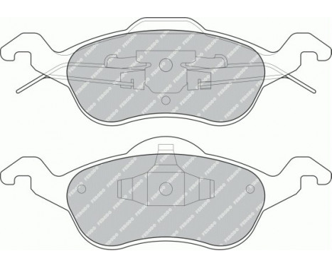 Bromsbeläggssats, skivbroms PREMIER ECO FRICTION FDB1318 Ferodo, bild 2