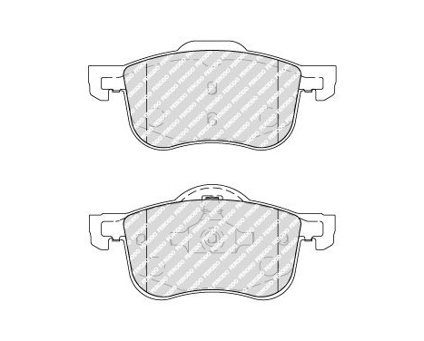 Bromsbeläggssats, skivbroms PREMIER ECO FRICTION FDB1382 Ferodo, bild 3