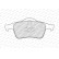 Bromsbeläggssats, skivbroms PREMIER ECO FRICTION FDB1383 Ferodo, miniatyr 3