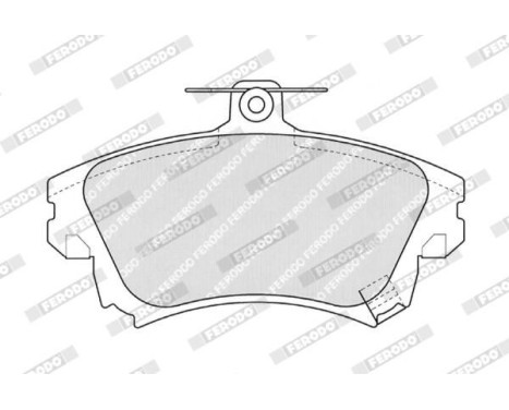 Bromsbeläggssats, skivbroms PREMIER ECO FRICTION FDB1384 Ferodo, bild 4