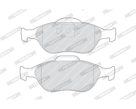 Bromsbeläggssats, skivbroms PREMIER ECO FRICTION FDB1394 Ferodo, bild 4