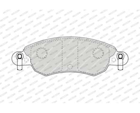 Bromsbeläggssats, skivbroms PREMIER ECO FRICTION FDB1410 Ferodo, bild 4