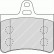Bromsbeläggssats, skivbroms PREMIER ECO FRICTION FDB1413 Ferodo, miniatyr 2