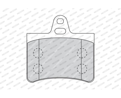 Bromsbeläggssats, skivbroms PREMIER ECO FRICTION FDB1413 Ferodo, bild 4