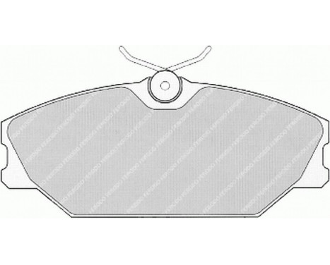 Bromsbeläggssats, skivbroms PREMIER ECO FRICTION FDB1420 Ferodo, bild 2