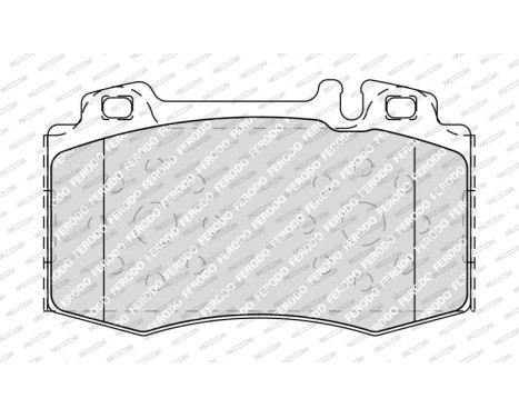Bromsbeläggssats, skivbroms PREMIER ECO FRICTION FDB1426 Ferodo, bild 4