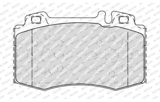 Bromsbeläggssats, skivbroms PREMIER ECO FRICTION FDB1426 Ferodo, bild 4