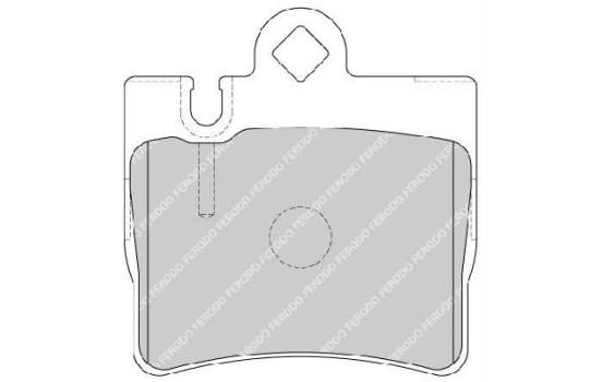 Bromsbeläggssats, skivbroms PREMIER ECO FRICTION FDB1427 Ferodo, bild 2