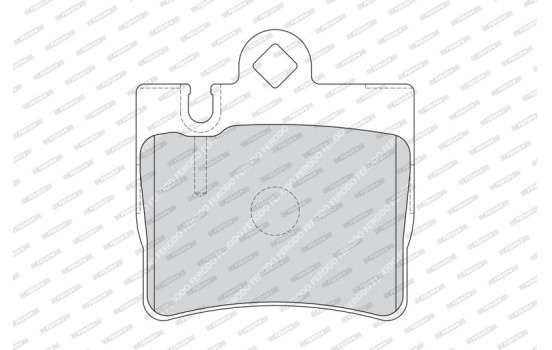 Bromsbeläggssats, skivbroms PREMIER ECO FRICTION FDB1427 Ferodo, bild 4