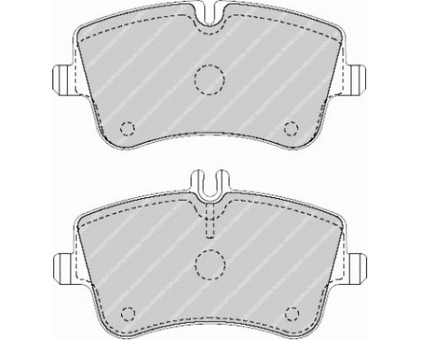 Bromsbeläggssats, skivbroms PREMIER ECO FRICTION FDB1429 Ferodo, bild 2