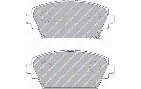 Bromsbeläggssats, skivbroms PREMIER ECO FRICTION FDB1439 Ferodo, bild 2