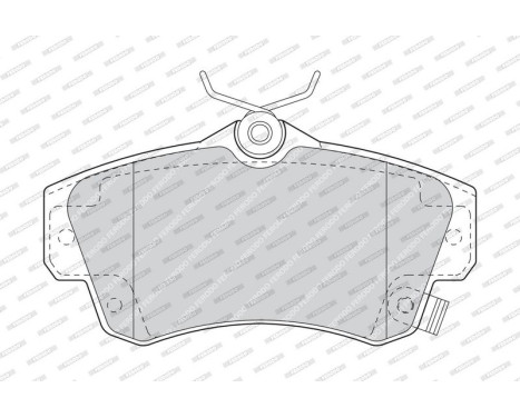 Bromsbeläggssats, skivbroms PREMIER ECO FRICTION FDB1442 Ferodo, bild 4