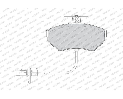 Bromsbeläggssats, skivbroms PREMIER ECO FRICTION FDB1451 Ferodo, bild 4