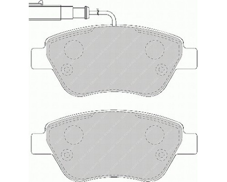 Bromsbeläggssats, skivbroms PREMIER ECO FRICTION FDB1466 Ferodo, bild 2