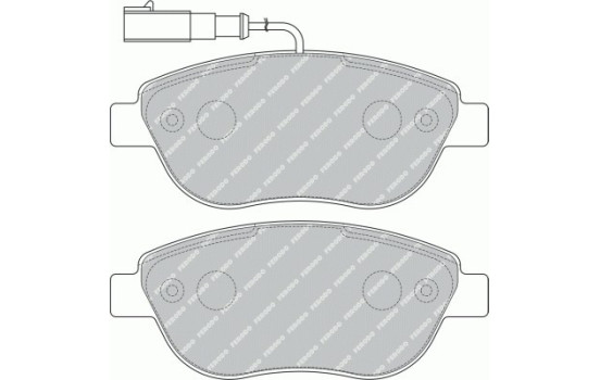 Bromsbeläggssats, skivbroms PREMIER ECO FRICTION FDB1467 Ferodo, bild 2