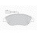 Bromsbeläggssats, skivbroms PREMIER ECO FRICTION FDB1468 Ferodo, miniatyr 4