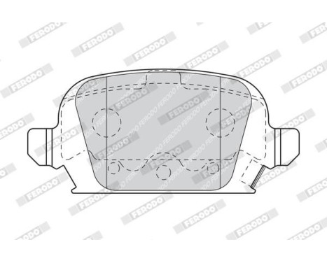 Bromsbeläggssats, skivbroms PREMIER ECO FRICTION FDB1472 Ferodo, bild 4