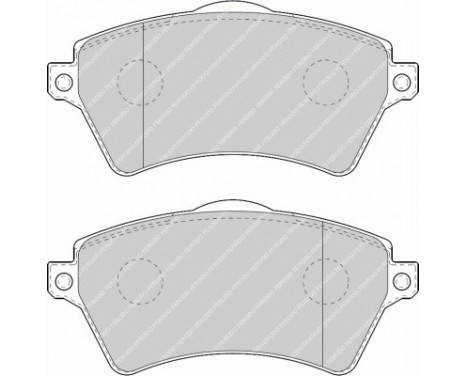 Bromsbeläggssats, skivbroms PREMIER ECO FRICTION FDB1473 Ferodo, bild 2