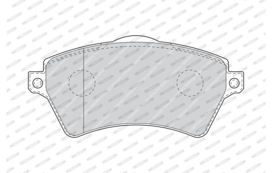 Bromsbeläggssats, skivbroms PREMIER ECO FRICTION FDB1473 Ferodo, bild 4