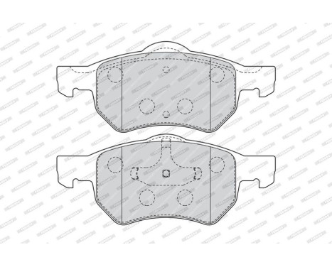 Bromsbeläggssats, skivbroms PREMIER ECO FRICTION FDB1474 Ferodo, bild 4