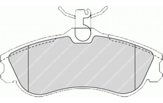 Bromsbeläggssats, skivbroms PREMIER ECO FRICTION FDB1477 Ferodo, bild 2