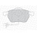 Bromsbeläggssats, skivbroms PREMIER ECO FRICTION FDB1496 Ferodo, miniatyr 3