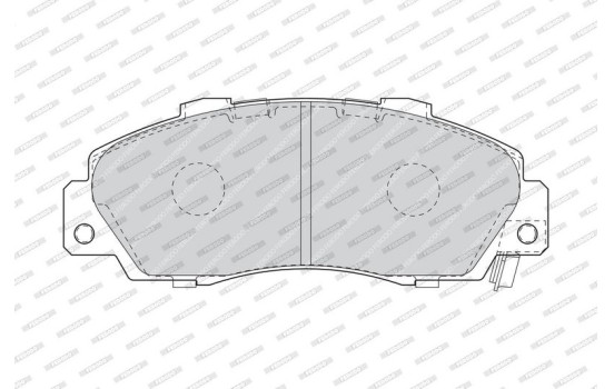 Bromsbeläggssats, skivbroms PREMIER ECO FRICTION FDB1505 Ferodo, bild 4
