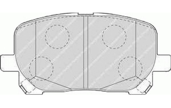 Bromsbeläggssats, skivbroms PREMIER ECO FRICTION FDB1529 Ferodo, bild 2