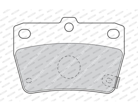 Bromsbeläggssats, skivbroms PREMIER ECO FRICTION FDB1531 Ferodo, bild 4