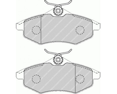 Bromsbeläggssats, skivbroms PREMIER ECO FRICTION FDB1542 Ferodo, bild 2