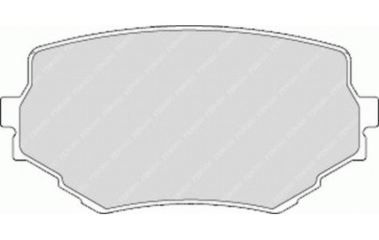 Bromsbeläggssats, skivbroms PREMIER ECO FRICTION FDB1565 Ferodo, bild 2