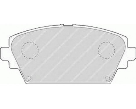 Bromsbeläggssats, skivbroms PREMIER ECO FRICTION FDB1580 Ferodo, bild 2