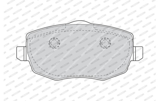Bromsbeläggssats, skivbroms PREMIER ECO FRICTION FDB1581 Ferodo, bild 2