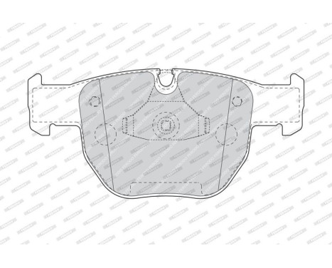 Bromsbeläggssats, skivbroms PREMIER ECO FRICTION FDB1597 Ferodo, bild 4