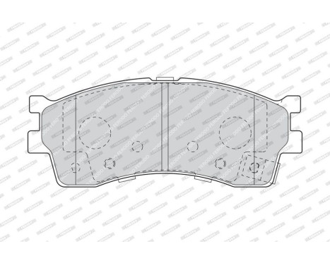 Bromsbeläggssats, skivbroms PREMIER ECO FRICTION FDB1602 Ferodo, bild 3