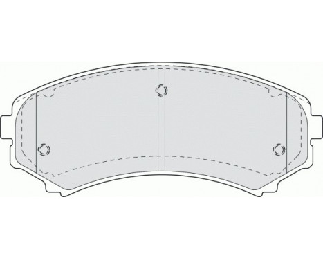 Bromsbeläggssats, skivbroms PREMIER ECO FRICTION FDB1603 Ferodo, bild 2