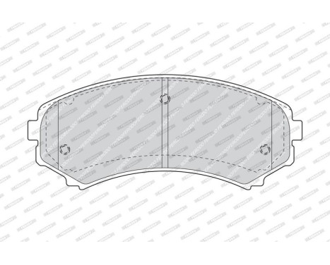 Bromsbeläggssats, skivbroms PREMIER ECO FRICTION FDB1603 Ferodo, bild 4