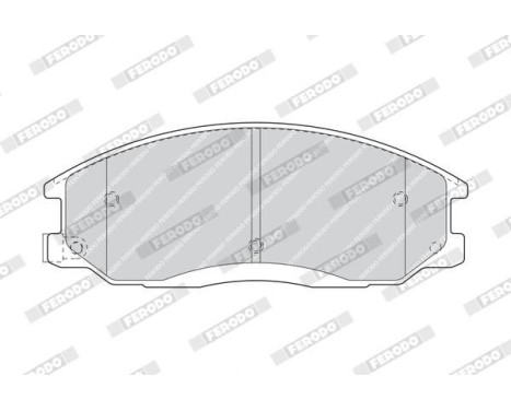 Bromsbeläggssats, skivbroms PREMIER ECO FRICTION FDB1605 Ferodo, bild 4