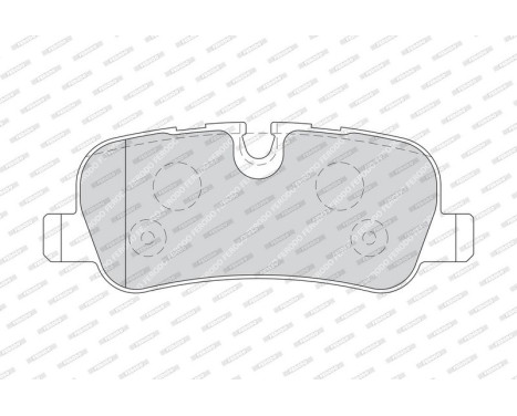Bromsbeläggssats, skivbroms PREMIER ECO FRICTION FDB1613 Ferodo, bild 3