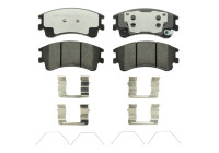 Bromsbeläggssats, skivbroms PREMIER ECO FRICTION FDB1619 Ferodo