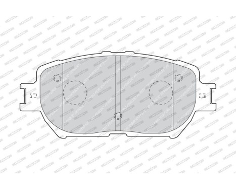 Bromsbeläggssats, skivbroms PREMIER ECO FRICTION FDB1620 Ferodo, bild 3