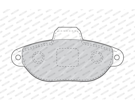 Bromsbeläggssats, skivbroms PREMIER ECO FRICTION FDB1630 Ferodo, bild 3