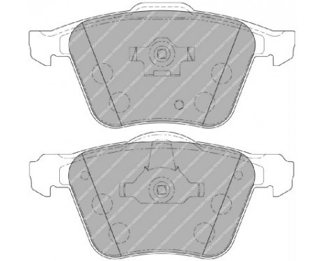 Bromsbeläggssats, skivbroms PREMIER ECO FRICTION FDB1631 Ferodo, bild 2