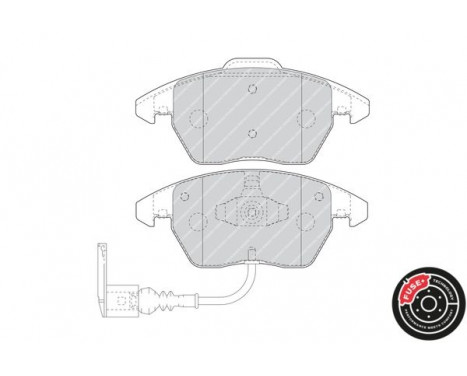Bromsbeläggssats, skivbroms PREMIER ECO FRICTION FDB1641 Ferodo, bild 2