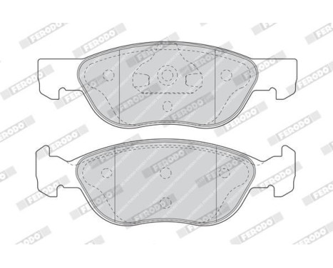 Bromsbeläggssats, skivbroms PREMIER ECO FRICTION FDB1651 Ferodo, bild 4