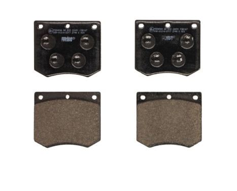 Bromsbeläggssats, skivbroms PREMIER ECO FRICTION FDB167 Ferodo