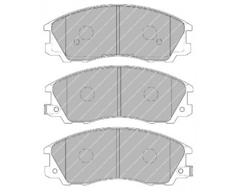 Bromsbeläggssats, skivbroms PREMIER ECO FRICTION FDB1670 Ferodo, bild 2