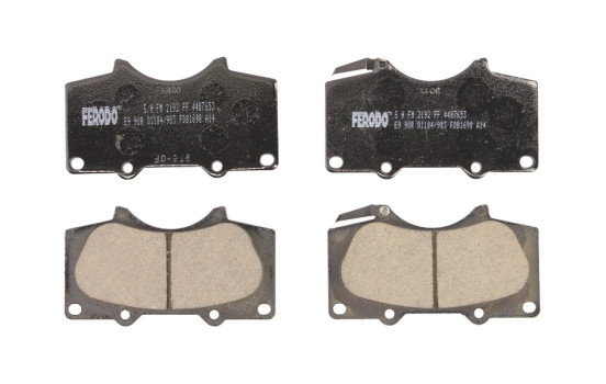 Bromsbeläggssats, skivbroms PREMIER ECO FRICTION FDB1698 Ferodo