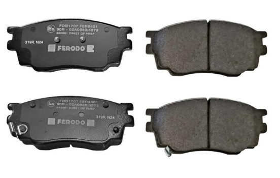 Bromsbeläggssats, skivbroms PREMIER ECO FRICTION FDB1707 Ferodo, bild 2